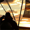 A sailing boat's captain.